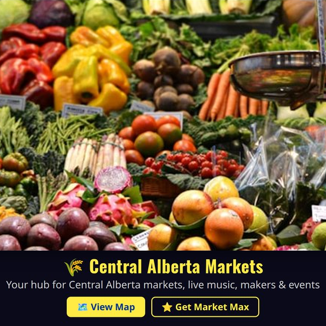 Central Alberta Markets: find local market vendors, times and locations